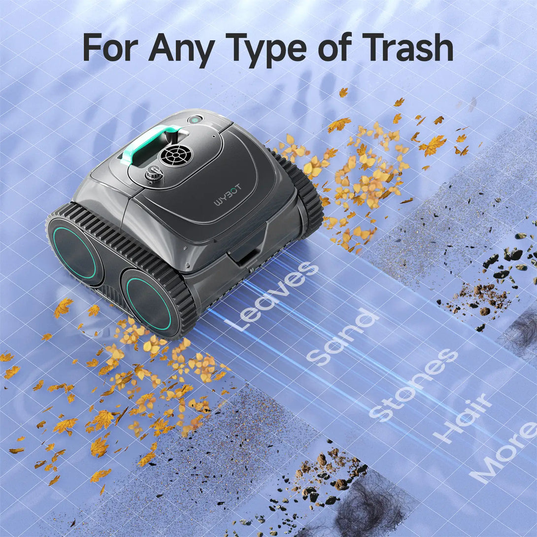 F1 Driver Pool Cleaner WYBOT C1 & F1 Robotic Pool Cleaner Bundle for Full Cleaning | WYBOT EUROPE