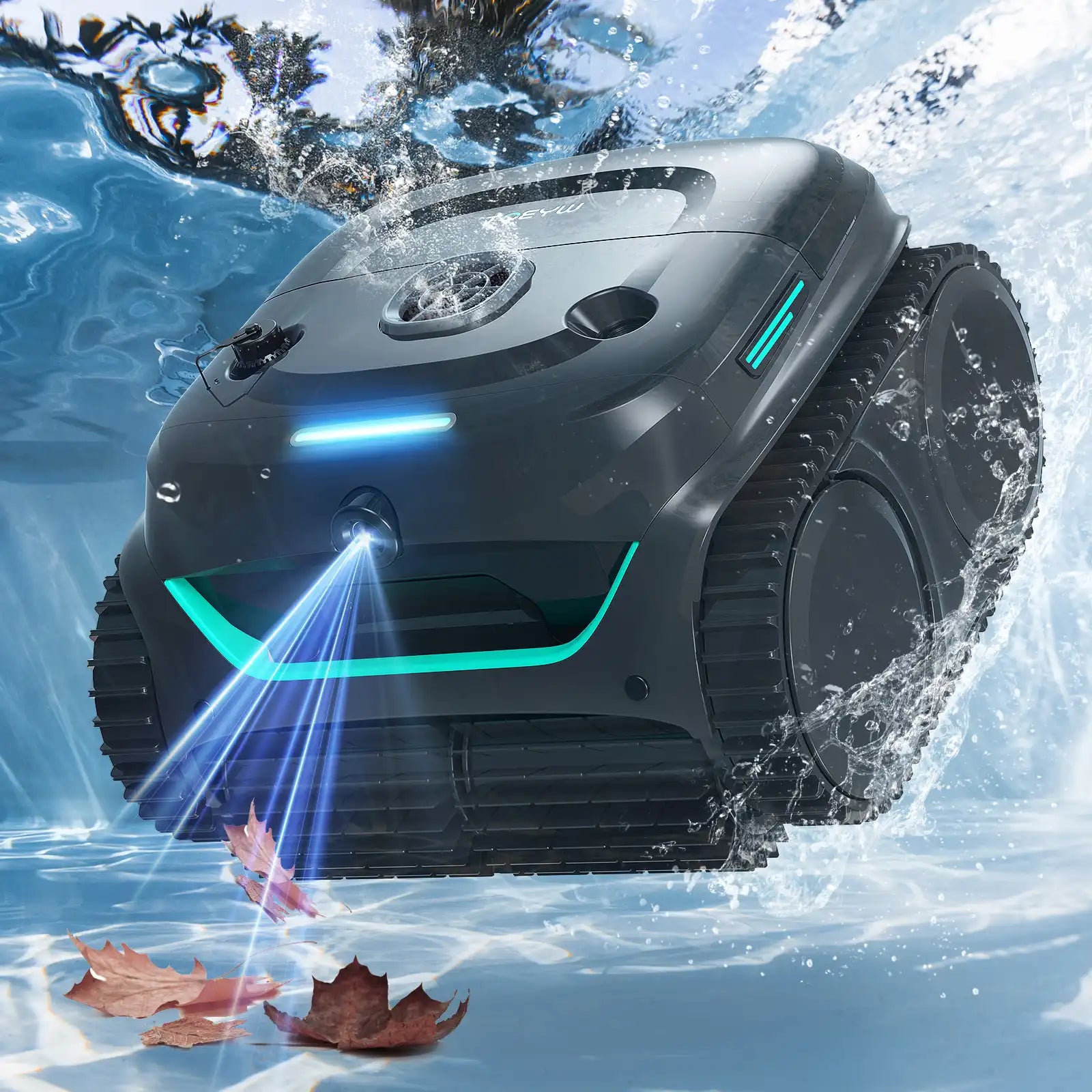 WYBOT C2 Vision Robotic Pool Cleaner Vacuum with AI Vision and Smart ...