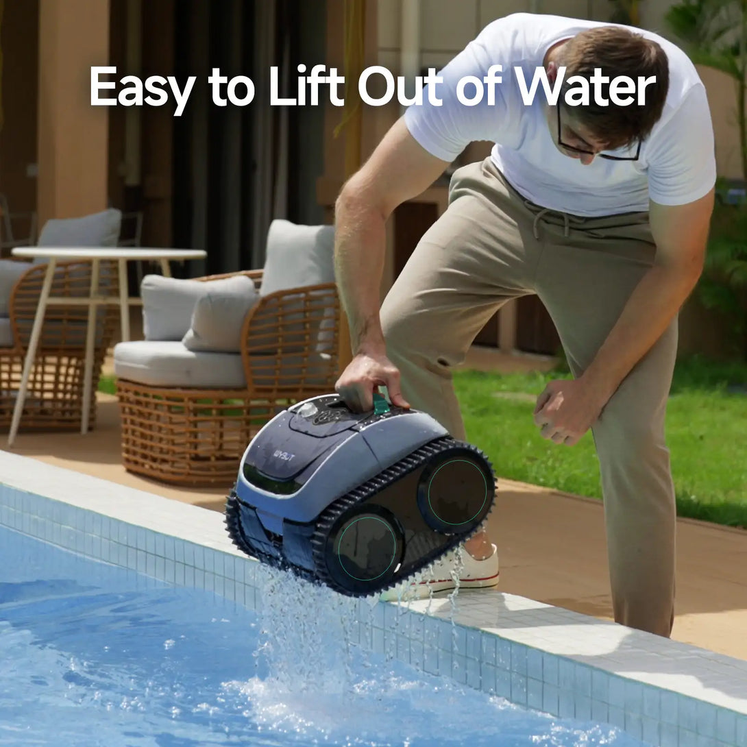 F1 Driver Pool Cleaner WYBOT C1 & F1 Robotic Pool Cleaner Bundle for Full Cleaning | WYBOT EUROPE