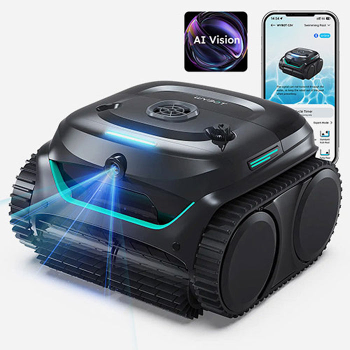 WYBOT C2 Vision Robotic Pool Cleaner Vacuum with AI Vision & Smart APP Control
