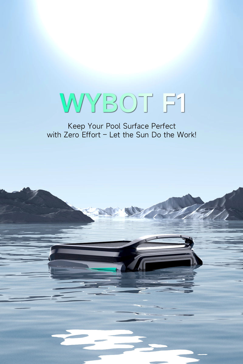 F1 Driver Pool Cleaner WYBOT F1 Pool Skimmer Solar Powered Robotic Cleaner – WYBOT EUROPE