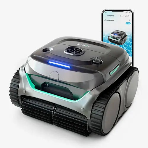 WYBOT C2 Robot Pulitore per Piscina Senza Fili con Controllo Tramite App